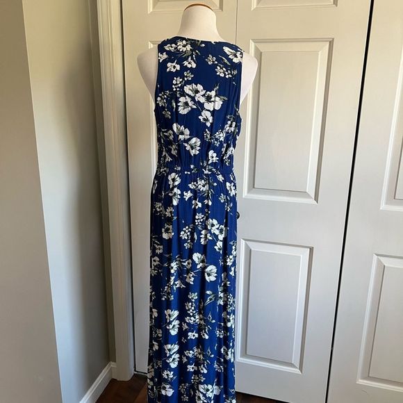 Lucky Brand Sleeveless Tie Waist Maxi Dress - Picture 7 of 16